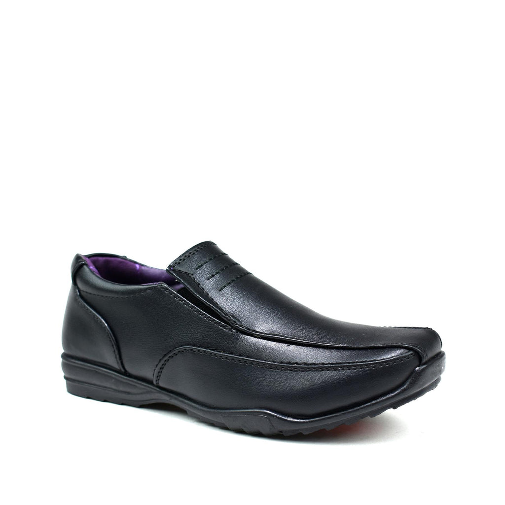 Slip On School Shoe in Black