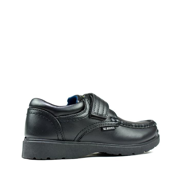 Boys School Shoes Black Leather