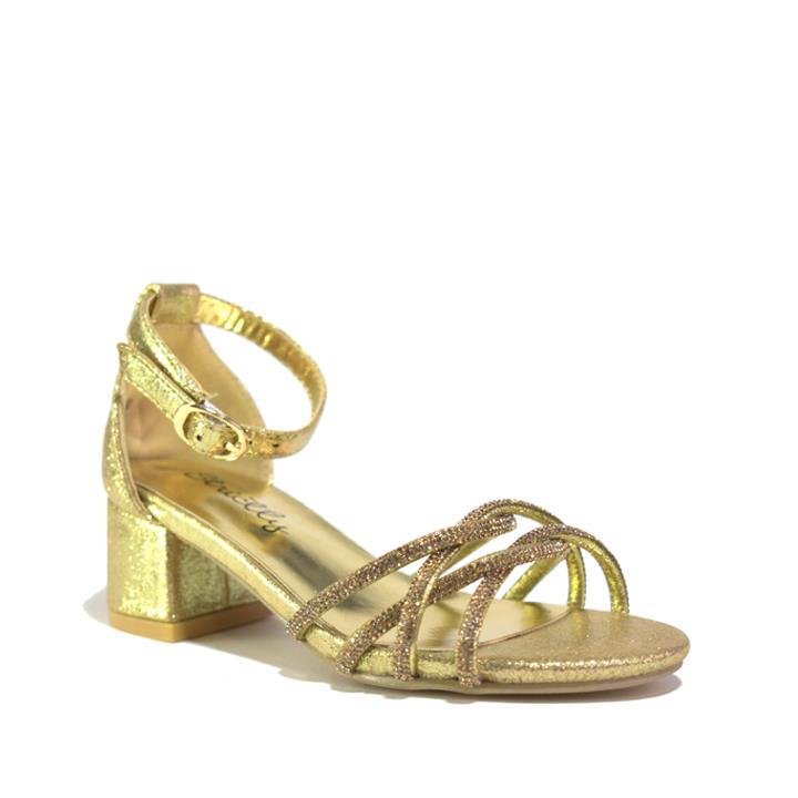 Sandals With Arch Support For Girl's Gold