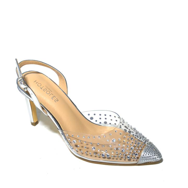 Womens Court Shoes Silver