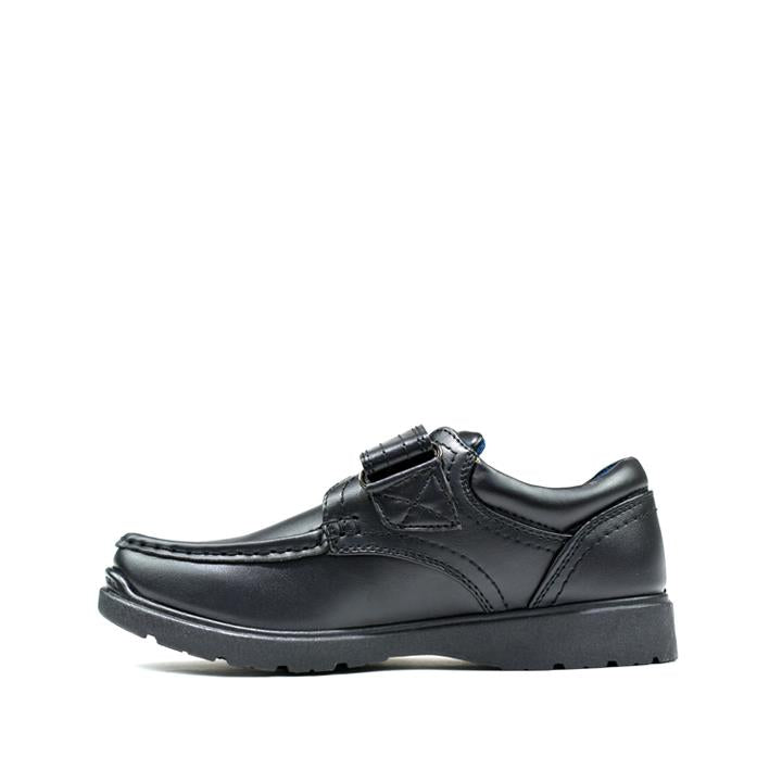 Boys School Shoes Black Leather