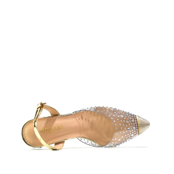 Womens Court Shoes Gold