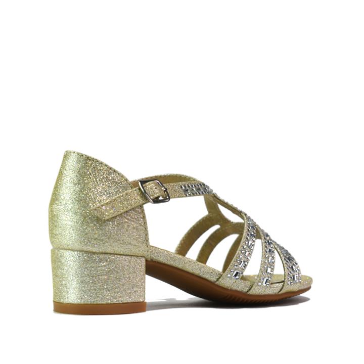 Girls Sandals Party Shoes Gold