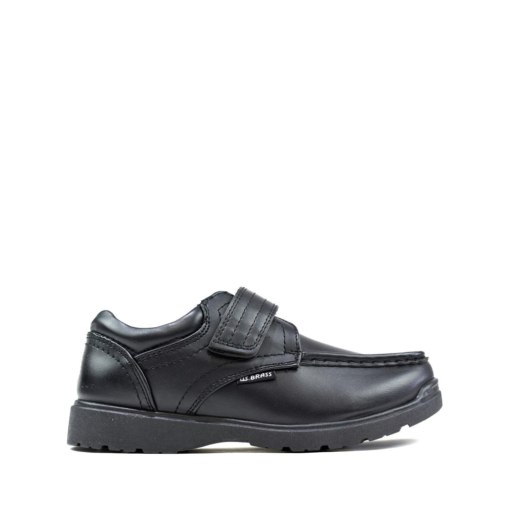 Boys School Shoes Black Leather