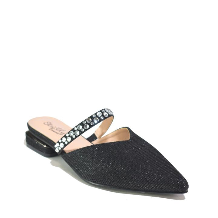 Women's Peep Toe Block Heel Sandal Black