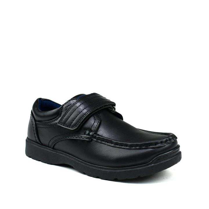 Boys School Shoes Black Leather