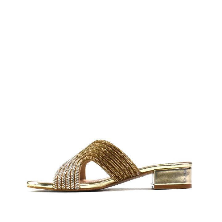 Women Stylish Fancy and Comfort Sandal Gold