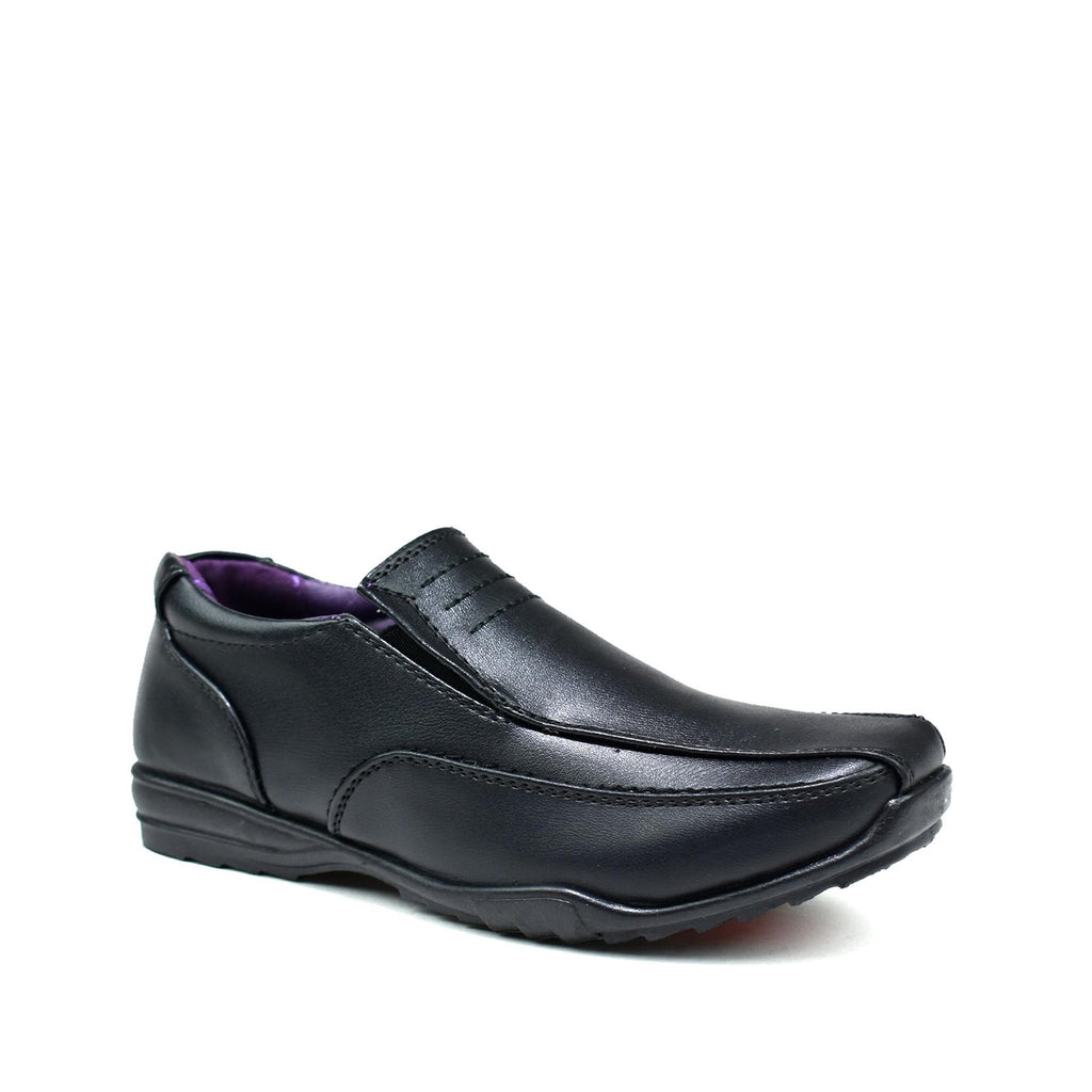 Boy's Slip On Shoes School Shoes Black