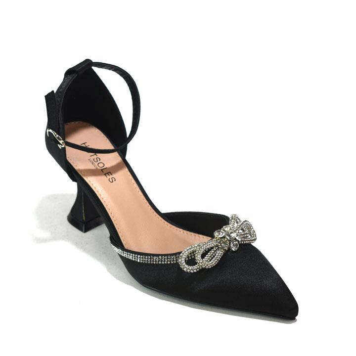 Women Stylish Heel Sandal Black