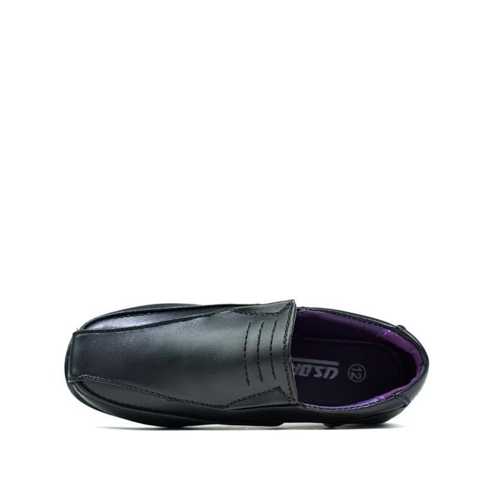 Boy's Slip On Shoes School Shoes Black