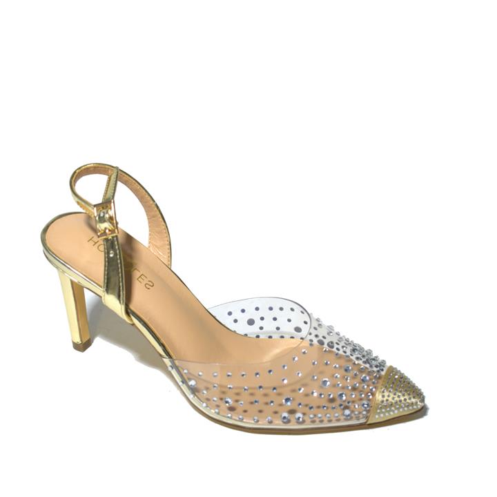 Womens Court Shoes Gold