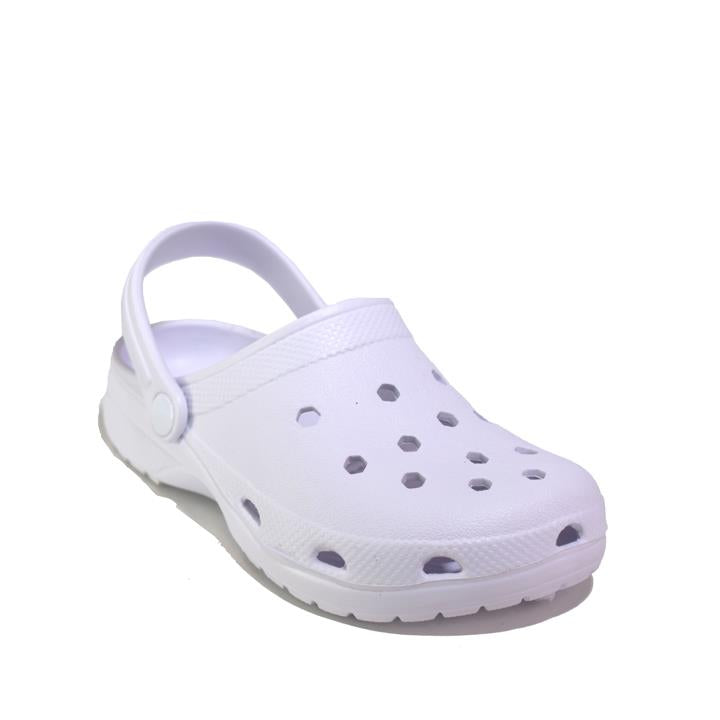 Anti-Skid Clogs Boys White