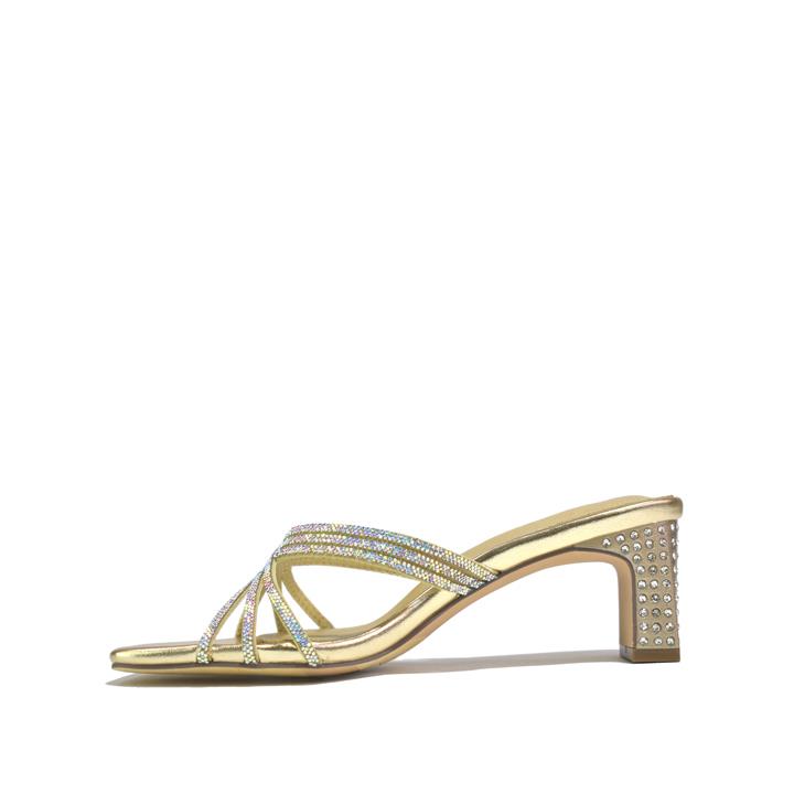 Women's Heeled Sandal Gold