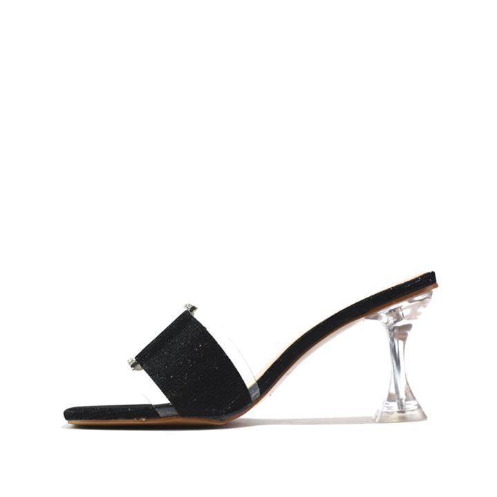 Women Stylish Heel Sandal Black