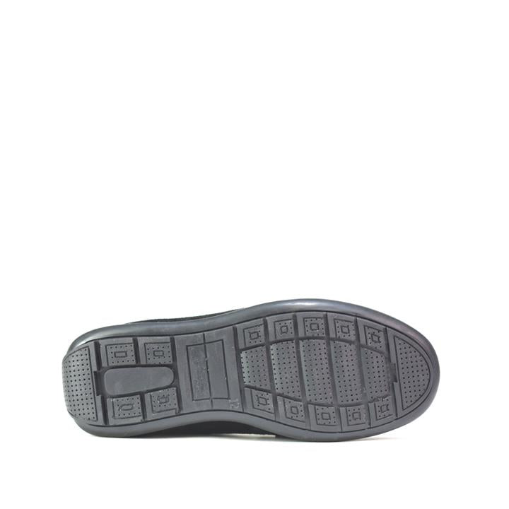 Loafers for Boys Black Suede