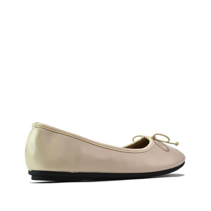 Basic Bow Ballerina Beige