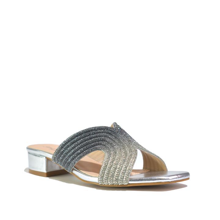 Women Stylish Fancy and Comfort Sandal Silver