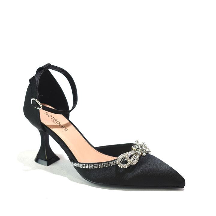 Women Stylish Heel Sandal Black