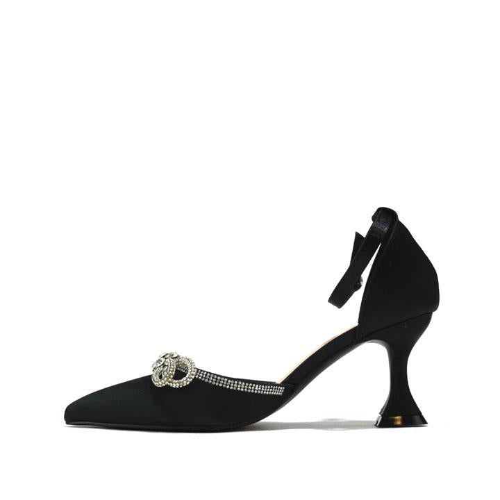 Women Stylish Heel Sandal Black