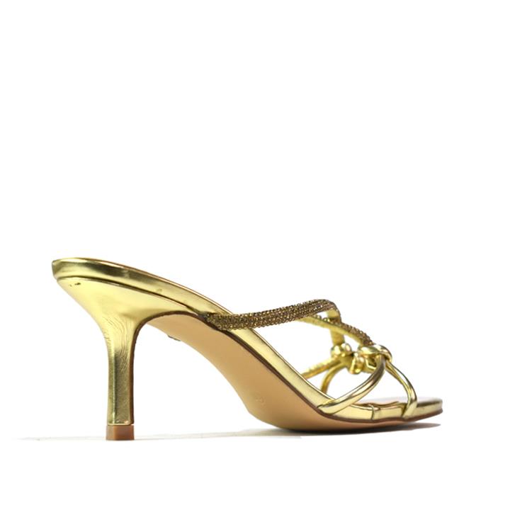 Women's High Heeled Sandal Gold