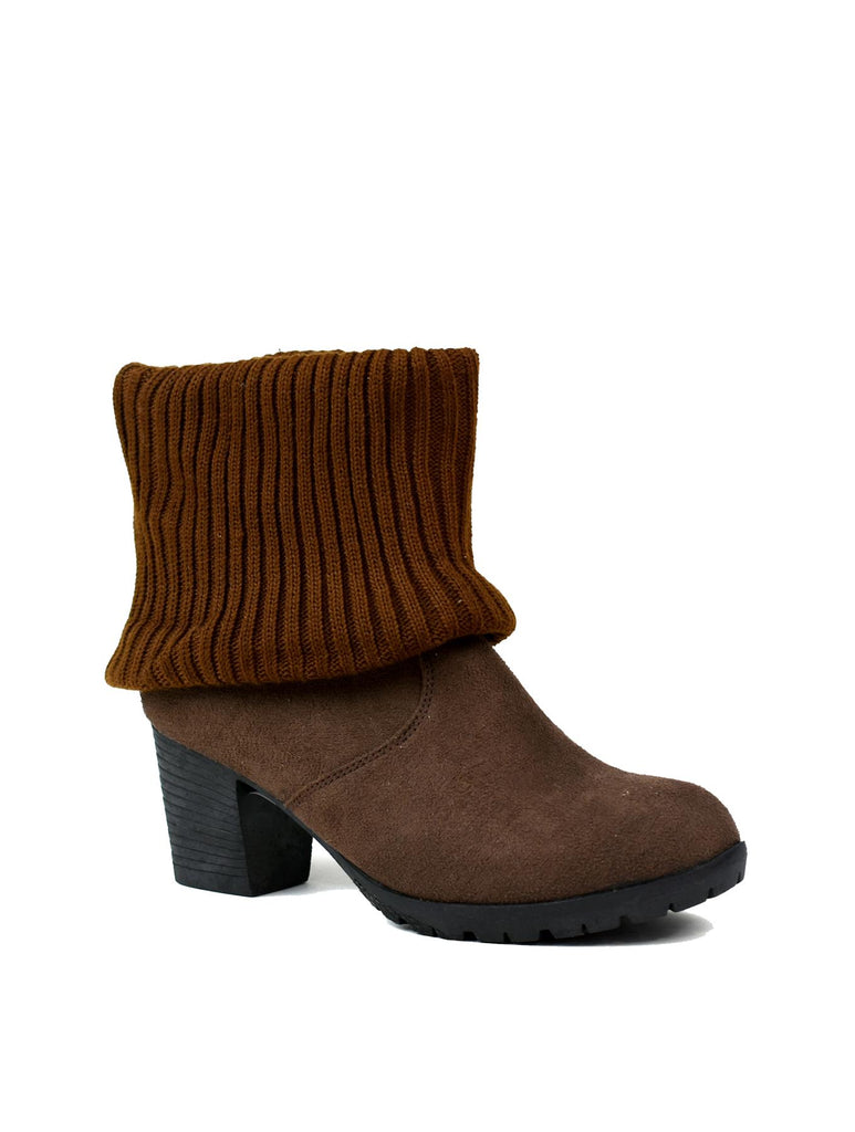 Wool Ankle Boot Brown