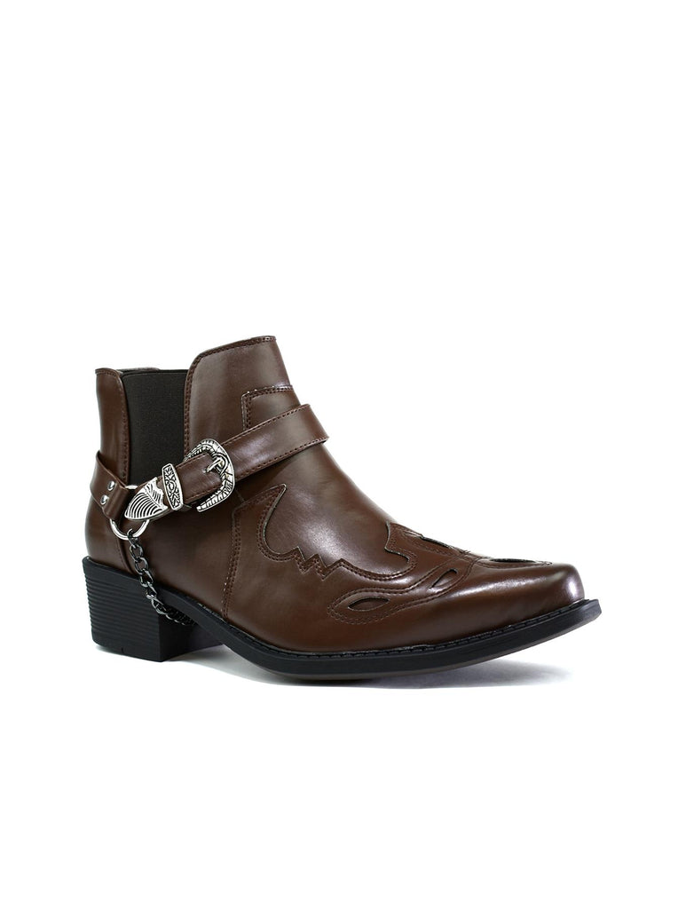 Archie Low Top Cowboy Boot Brown