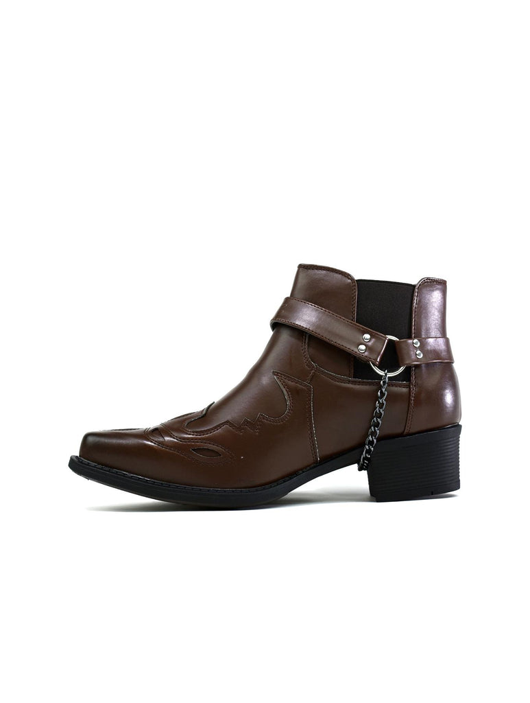 Archie Low Top Cowboy Boot Brown