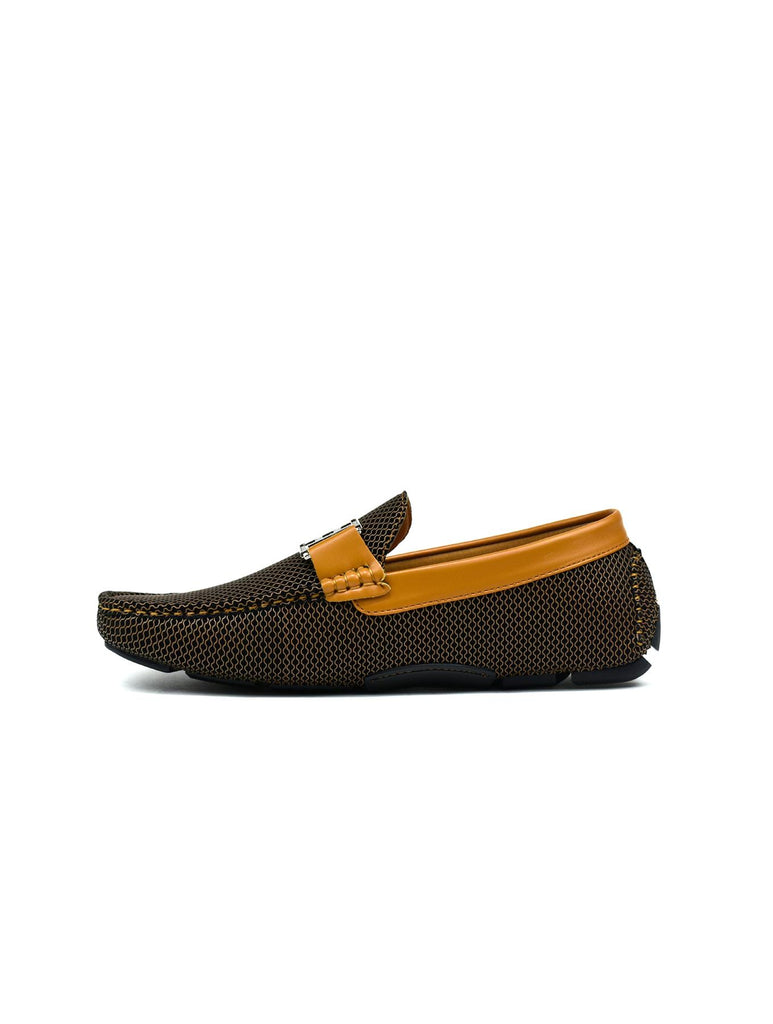 Double H Buckle Loafer Tan
