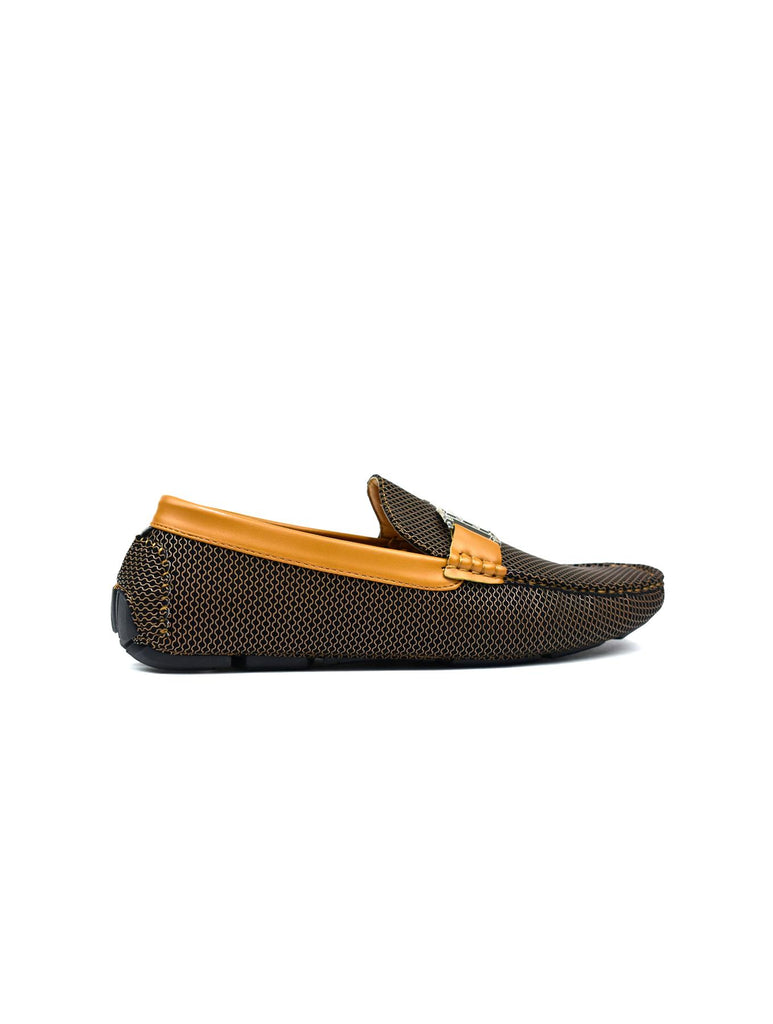 Double H Buckle Loafer Tan