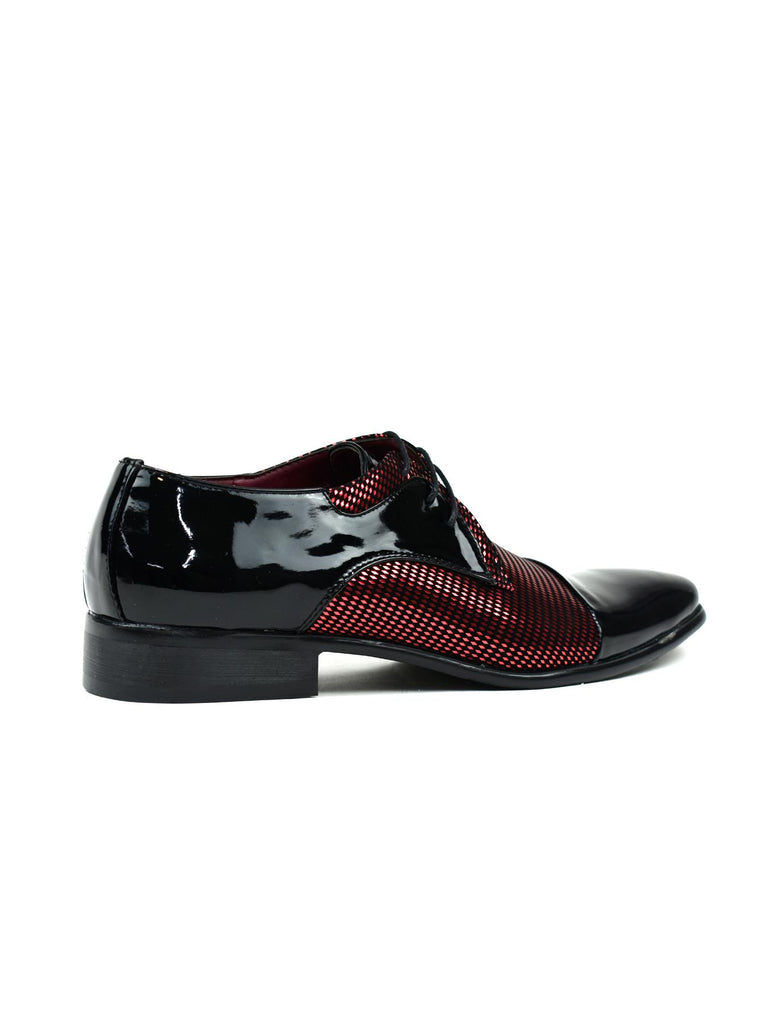 Men's Diamond Party Shoes Black/Red