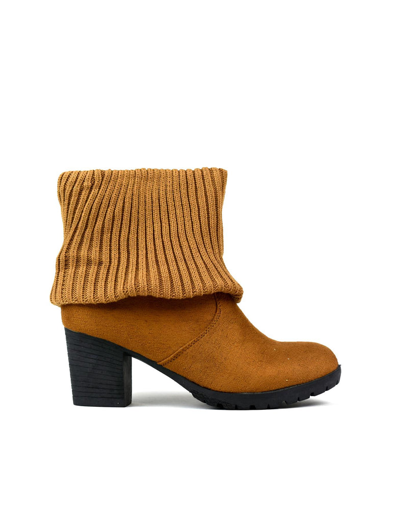 Wool Ankle Boot Camel