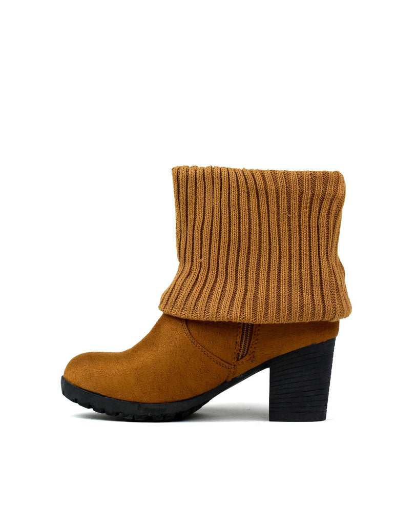 Wool Ankle Boot Camel